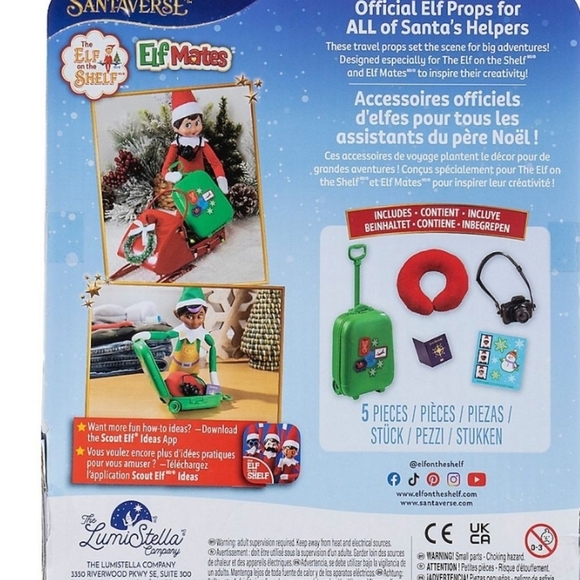 Elf On The Shelf Polar Props Travel Set Santaverse Nwt - Picture 4 of 4